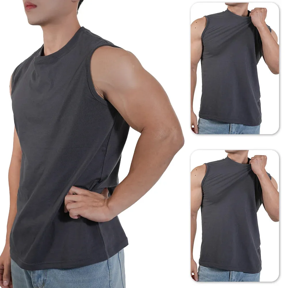 3-Piece Men's Cotton Tank Top Set