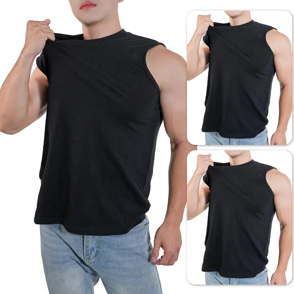 3-Piece Men's Cotton Tank Top Set