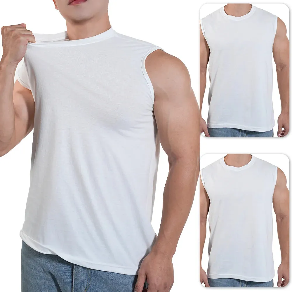 3-Piece Men's Cotton Tank Top Set