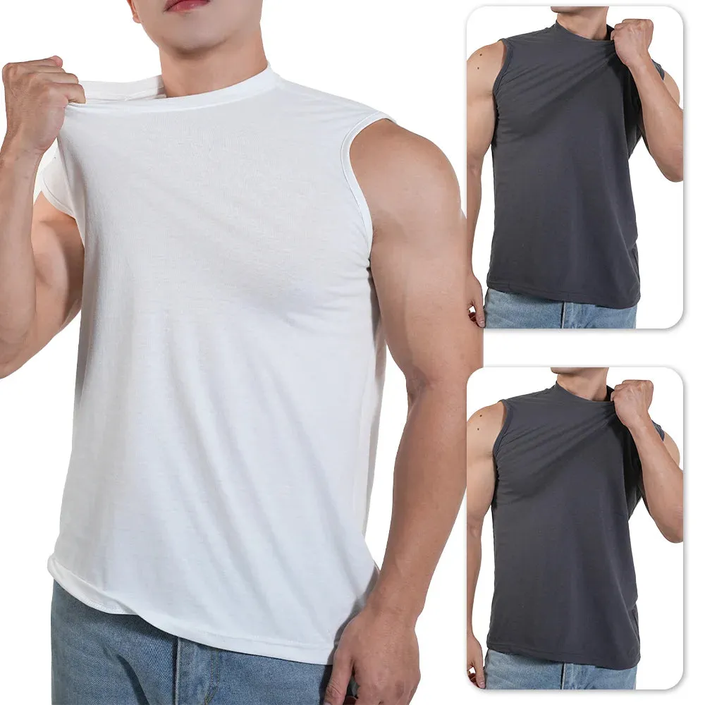 3-Piece Men's Cotton Tank Top Set