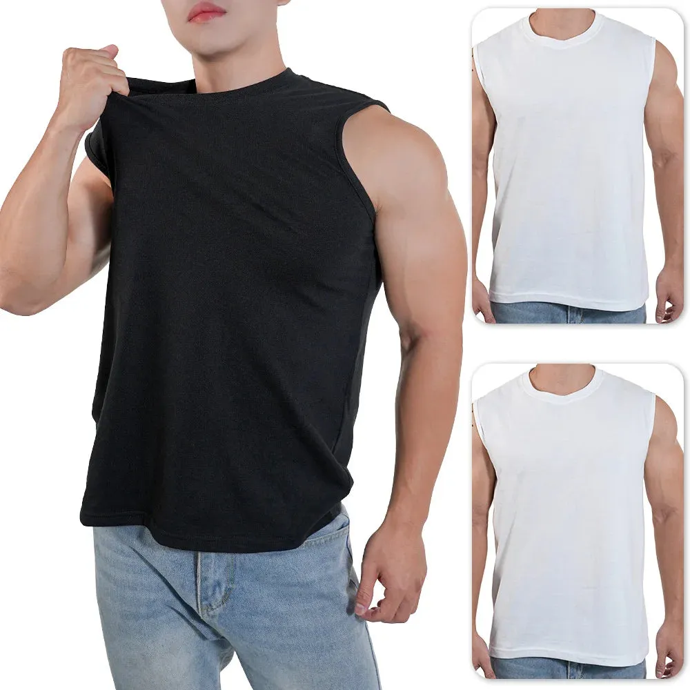 3-Piece Men's Cotton Tank Top Set