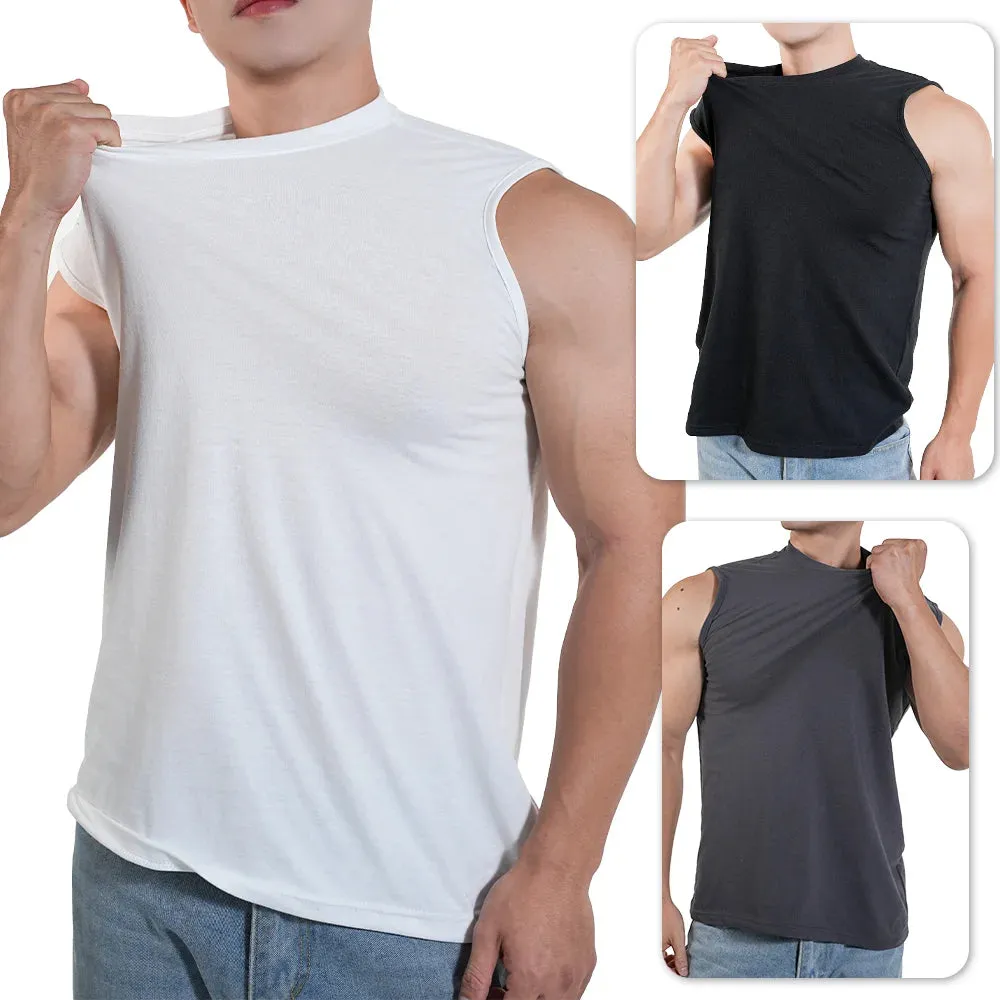 3-Piece Men's Cotton Tank Top Set