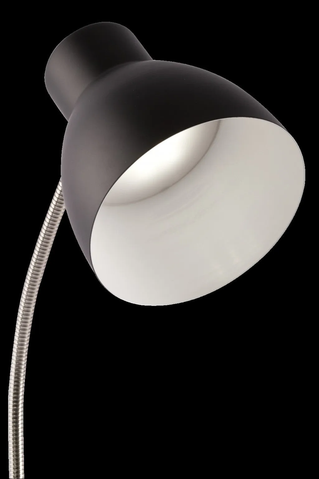 Black Matte and Silver LED Adjustable Desk Lamp By Homeroots