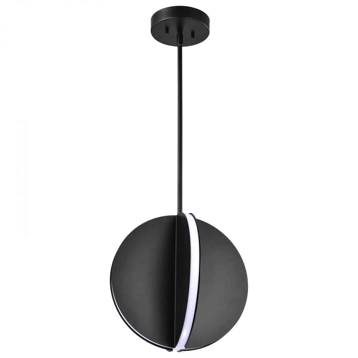 Blaine 13" LED Pendant Light, Matte Black Finish