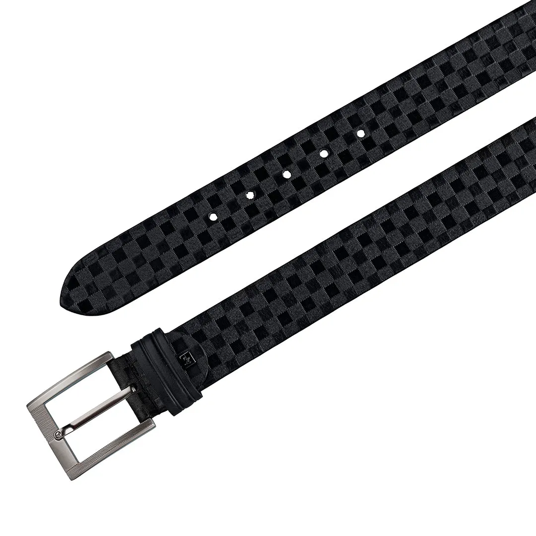 Box Chatai Leather Belt |  Leather Belt for Men | Genuine Leather Black Formal Belt