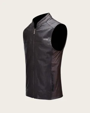 Brown elegant vest