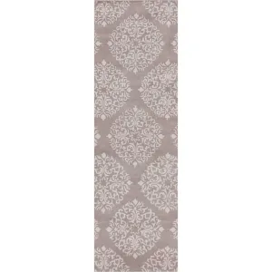 Chapman Lane Gray/Light Gray Runner Rug