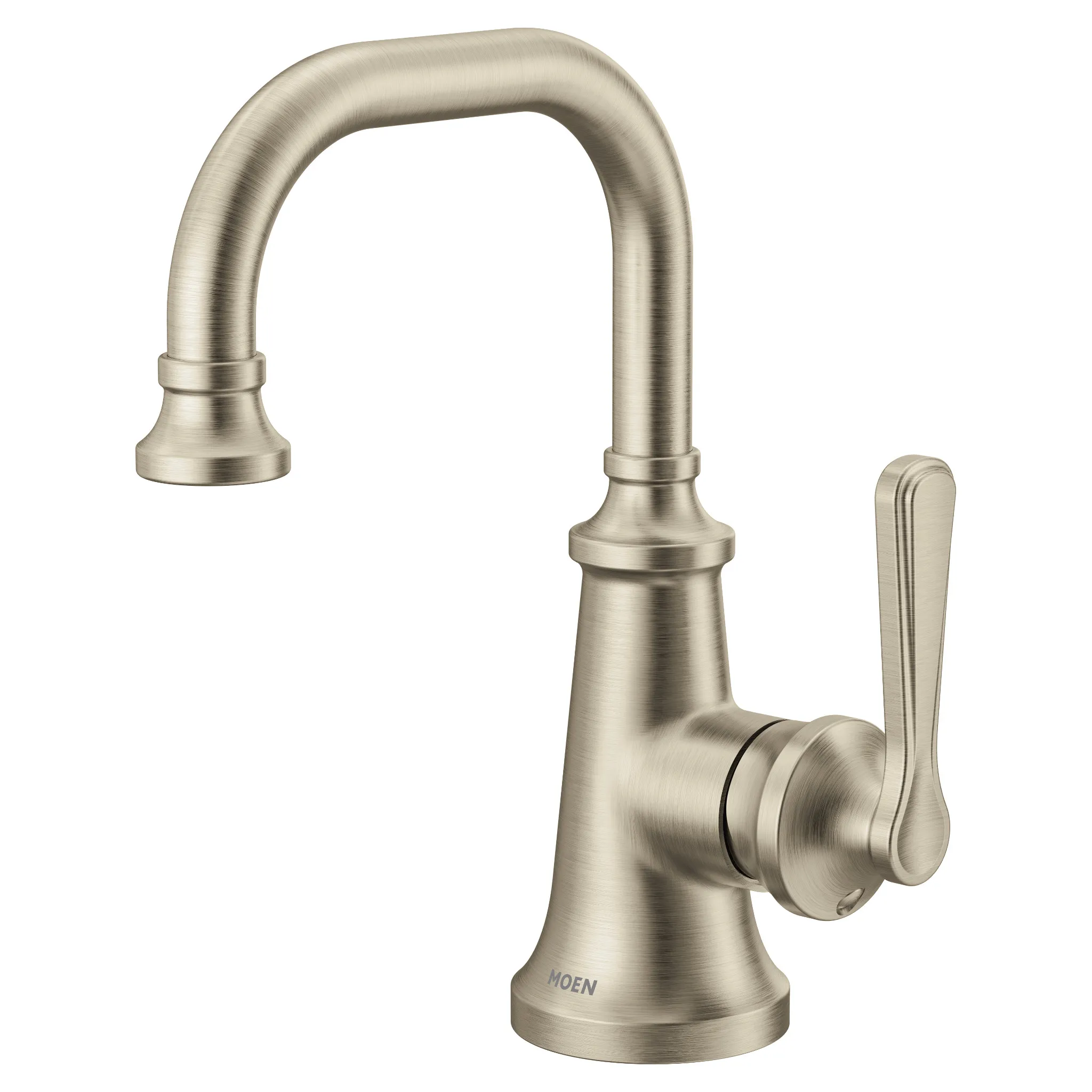 Colinet Chrome one-handle high arc bathroom faucet