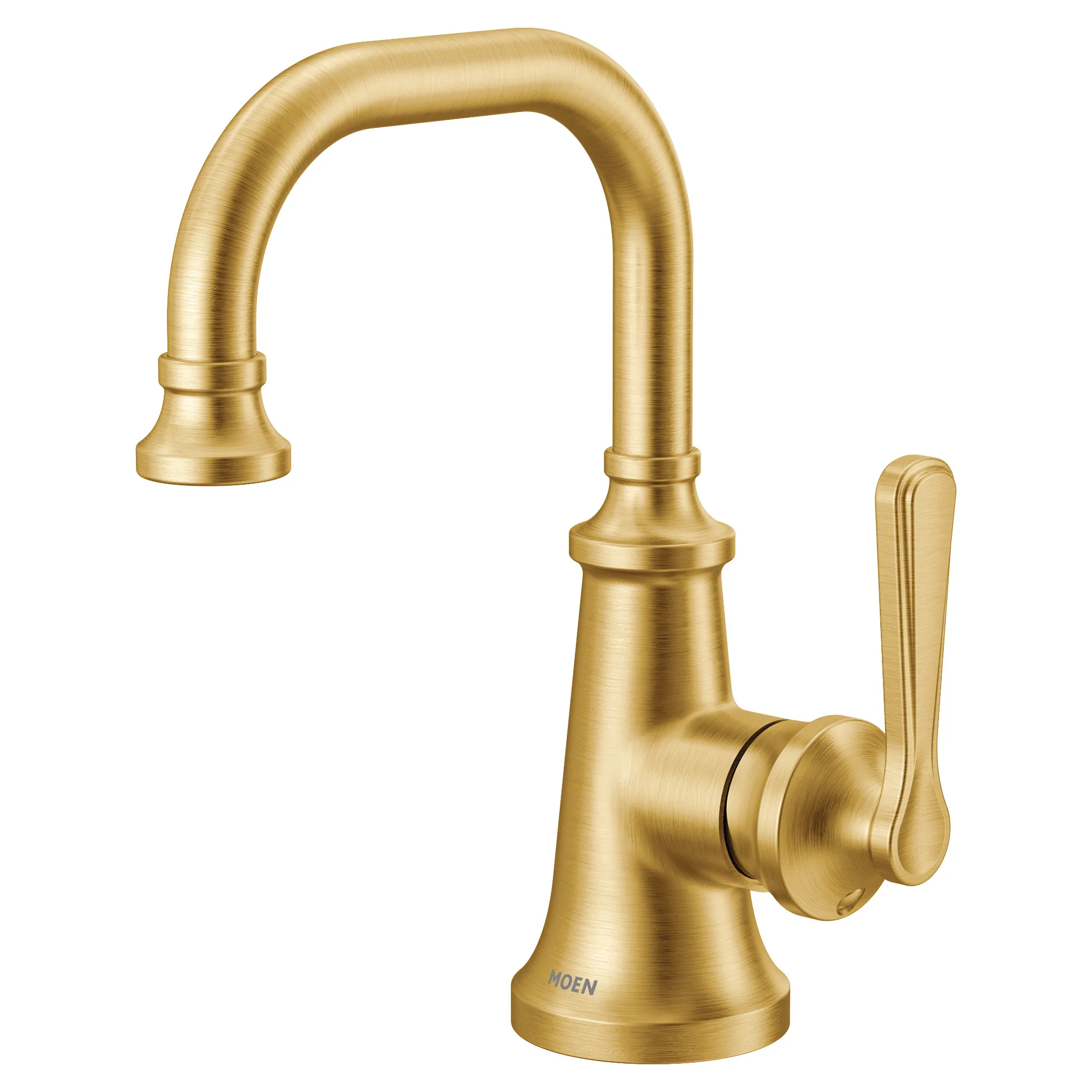 Colinet Chrome one-handle high arc bathroom faucet