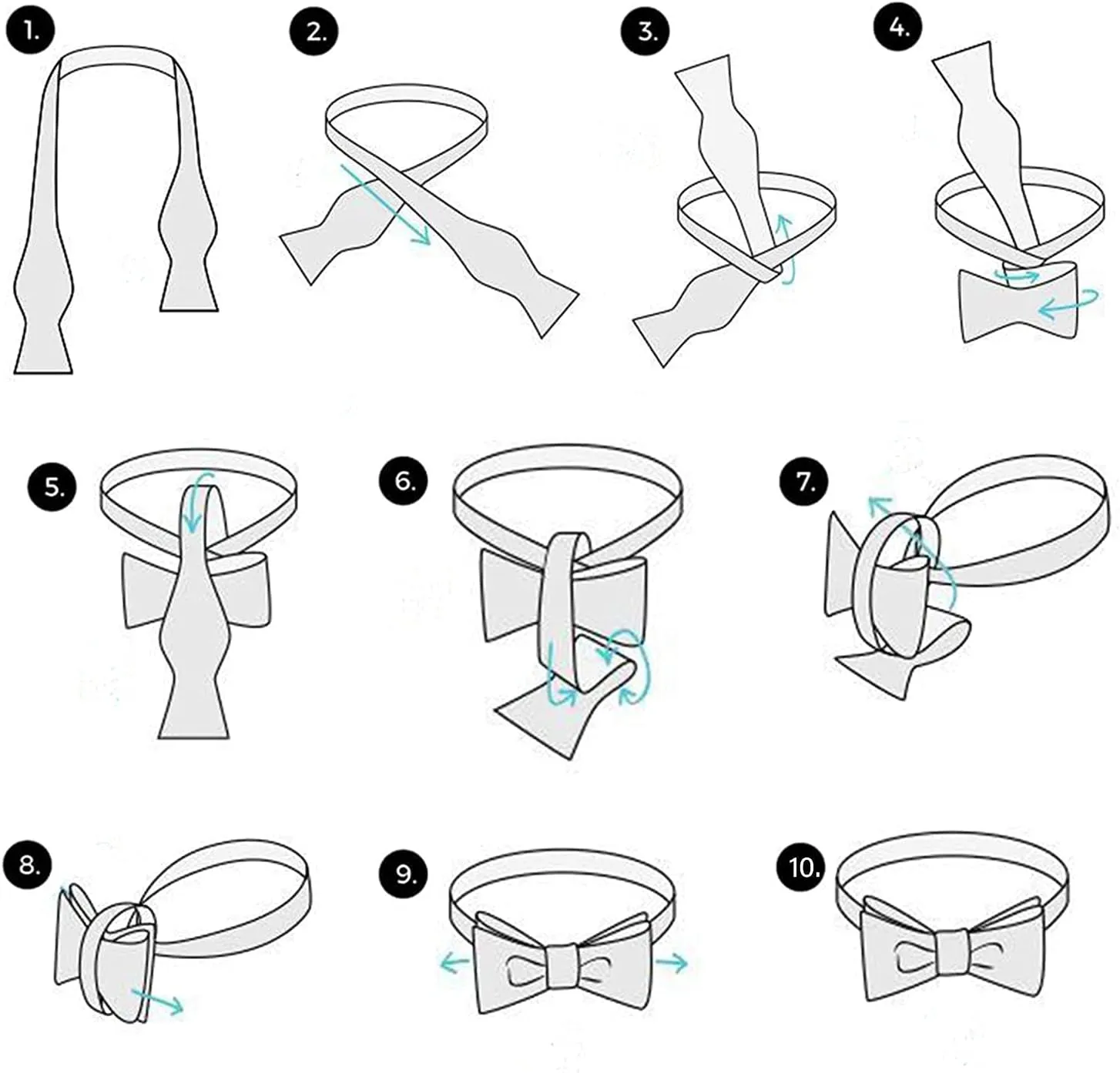 DiBanGu Mens Silk Self Bow Ties,Woven Solid Striped Paisley Bowtie and Pocket Square Cufflinks Set for Men Tuxedo Wedding