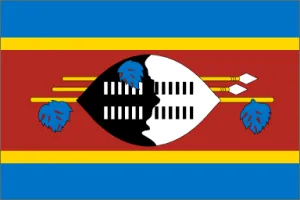 eSwatini (Swaziland) National Flag Printed