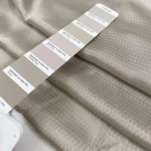 Gray Silk Checkered