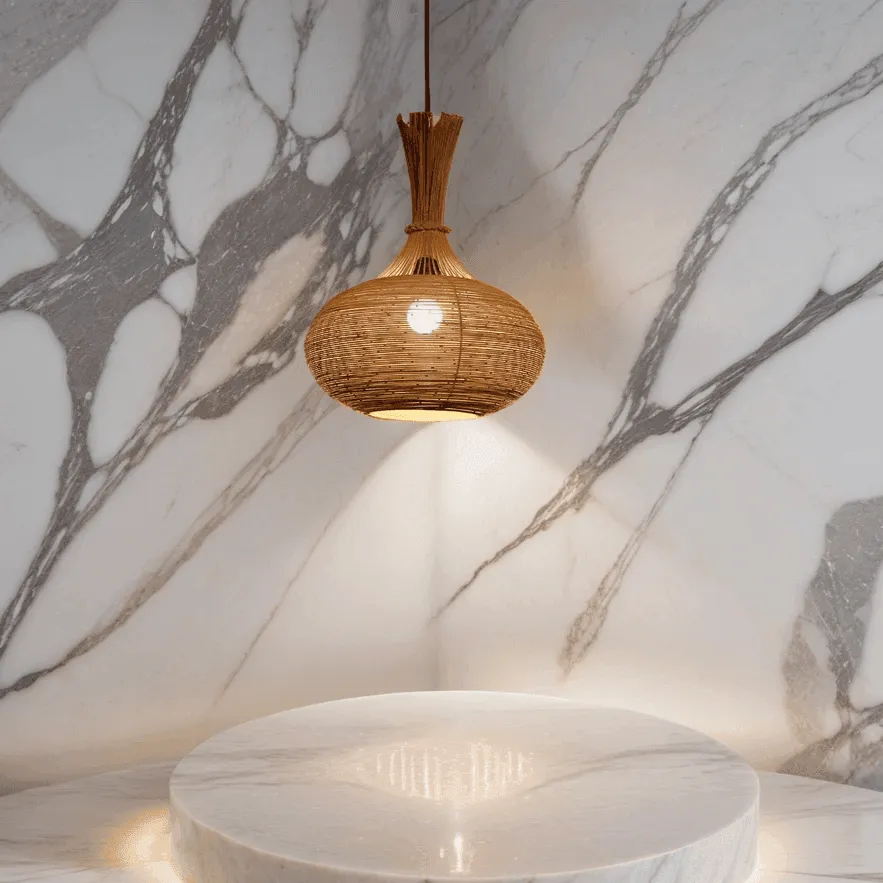 Klec Round Modern Iron Hanging Lamp | Pendant Light For Home Decoration