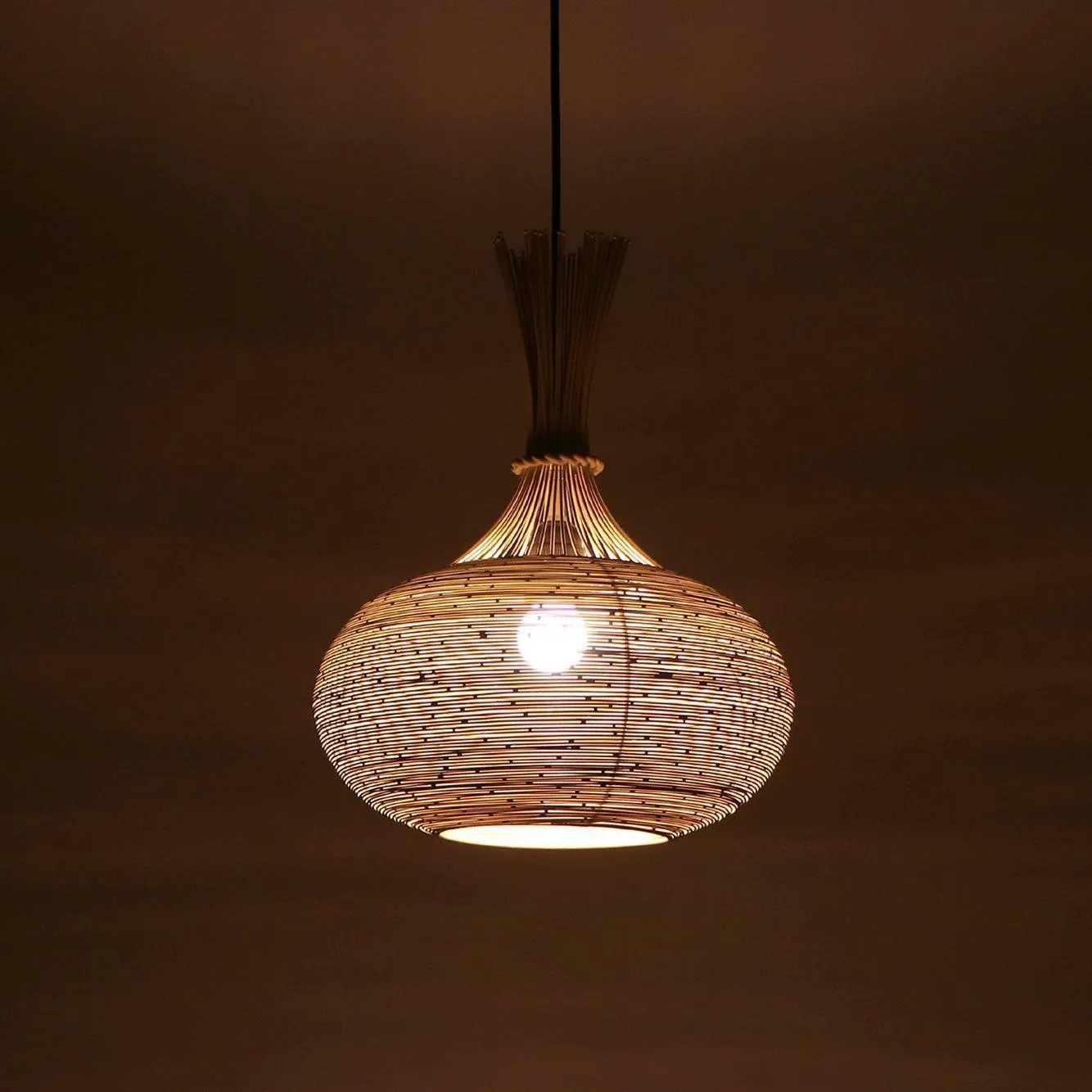Klec Round Modern Iron Hanging Lamp | Pendant Light For Home Decoration