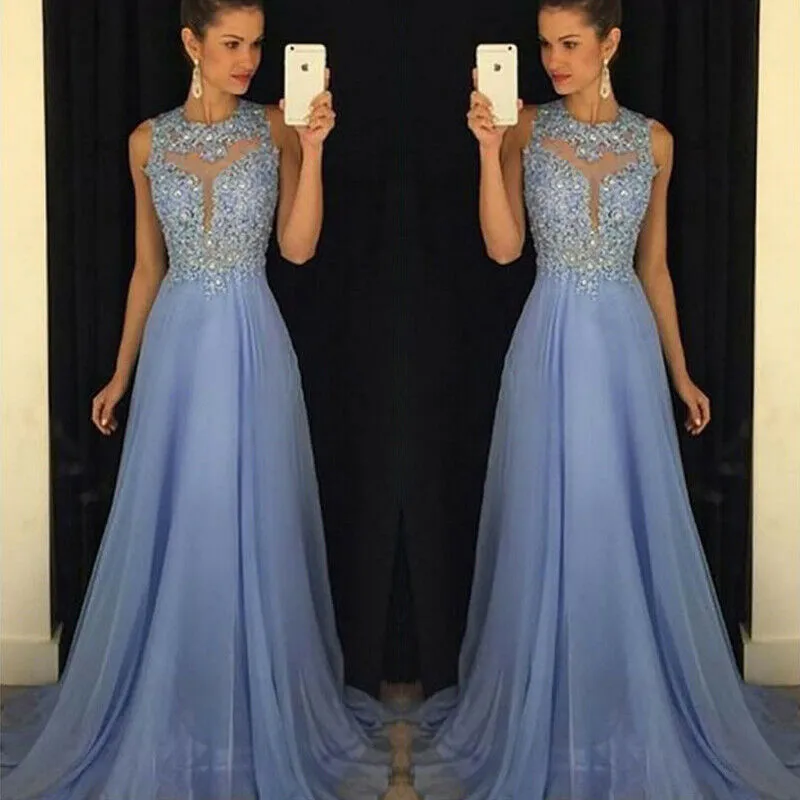 Lace Tuttle A-Line Style Bodycon Formal Gown Long Dress