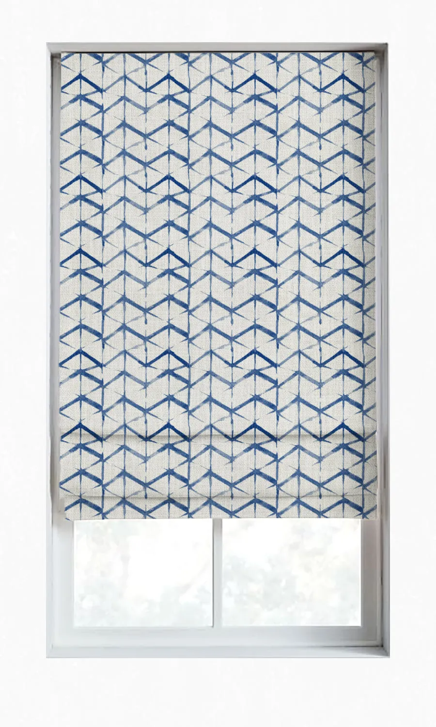 'Navy Archer' Made-to-Order Geo Shades (Eggshell White/ Blue)