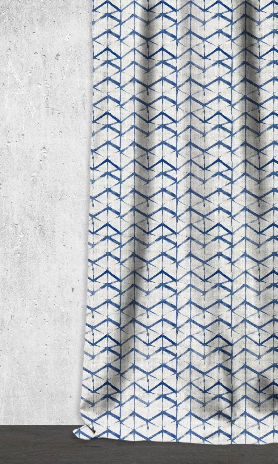 'Navy Archer' Made-to-Order Geo Shades (Eggshell White/ Blue)