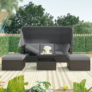 Outdoor Patio Rectangle Daybed