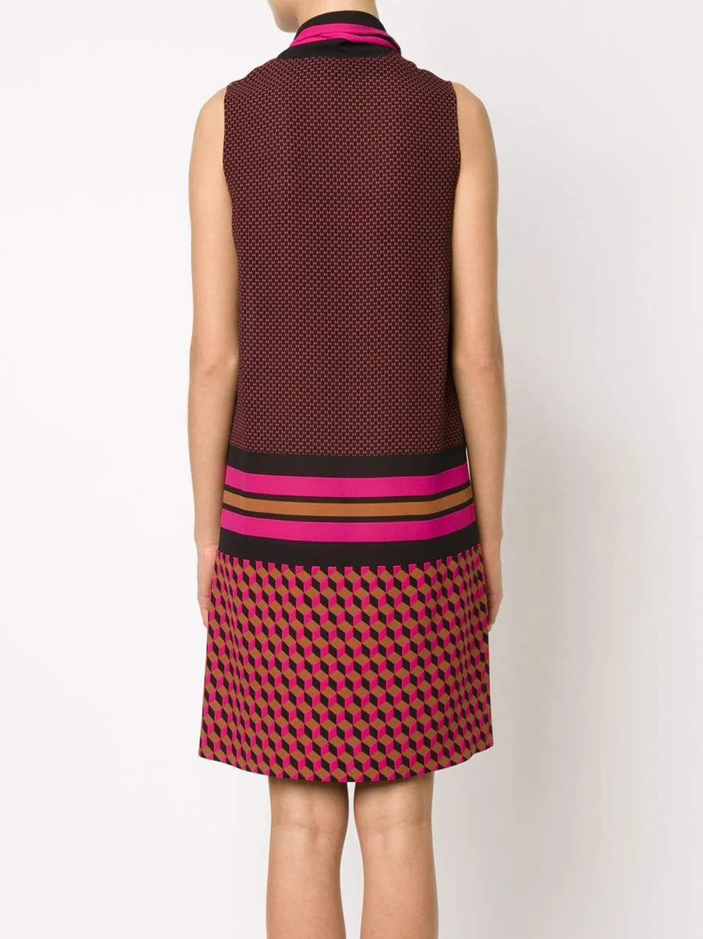 Printed Scarf Dress