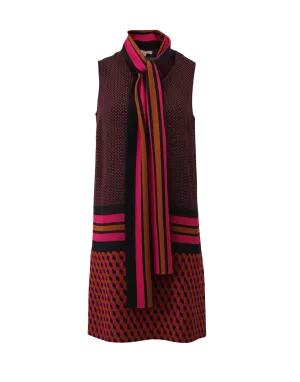 Printed Scarf Dress