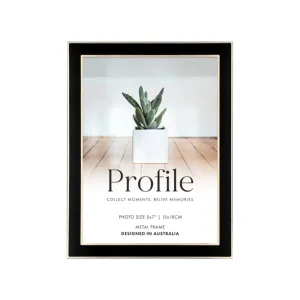 Profile Eternal Frame Black and Rose Gold 13x18cm