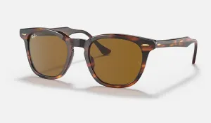 RAY BAN HAWKEYE STRIPED HAVANA W/ BROWN - AC