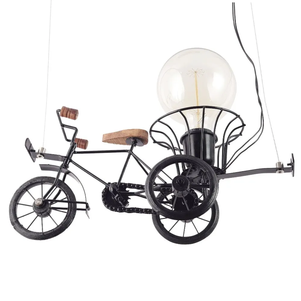 Riksha Walla Metal Hanging Light - RIKSHA-HL - Included Bulb