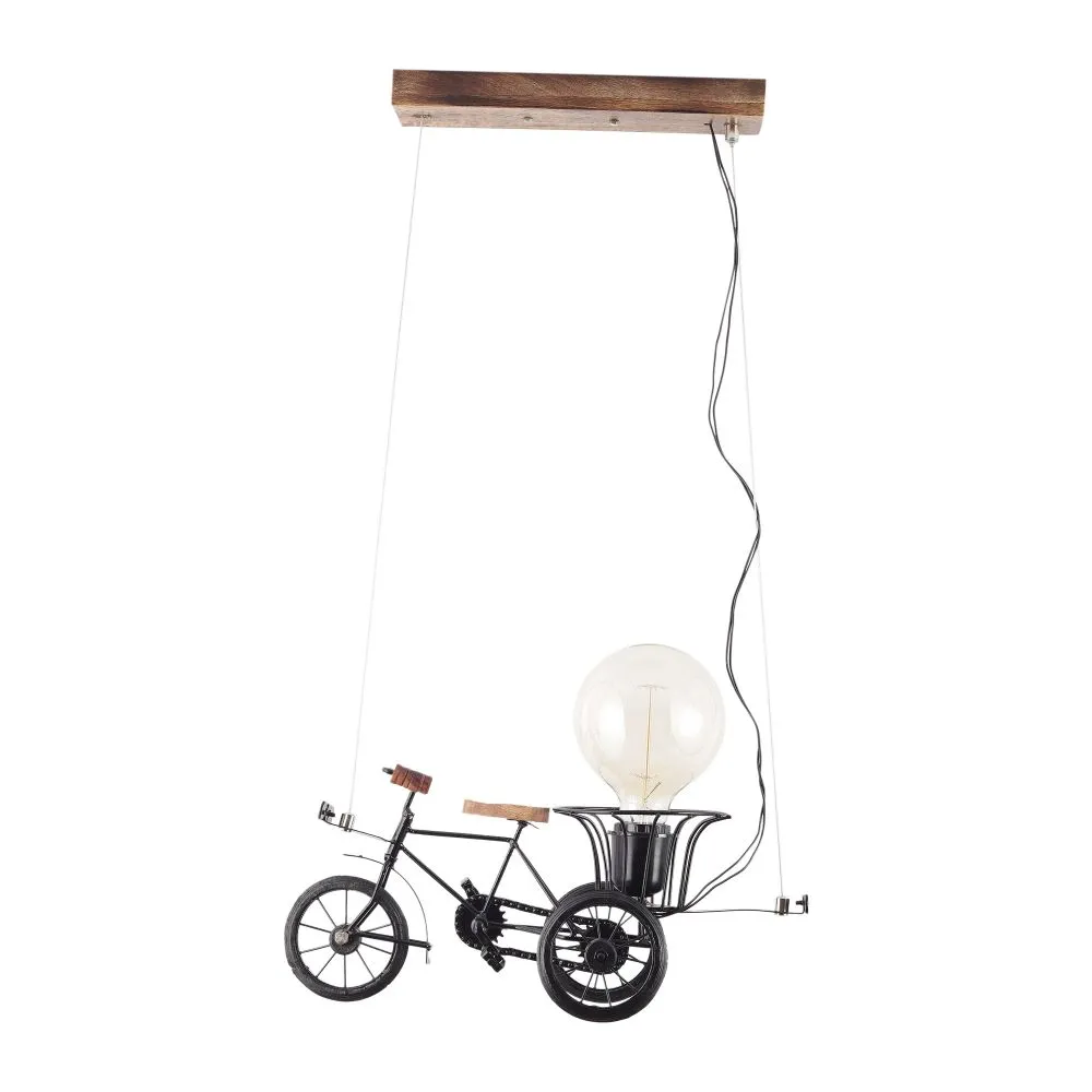 Riksha Walla Metal Hanging Light - RIKSHA-HL - Included Bulb