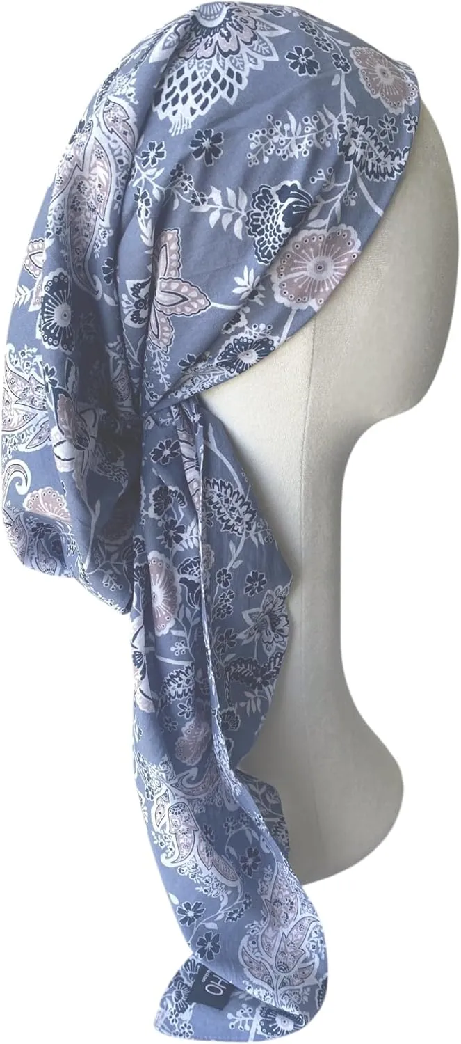 Sacho Cotton Tichel, Square Cotton Head Scarf for Women, Lightweight Head Covering, Summer Shawl, Large Bandanas