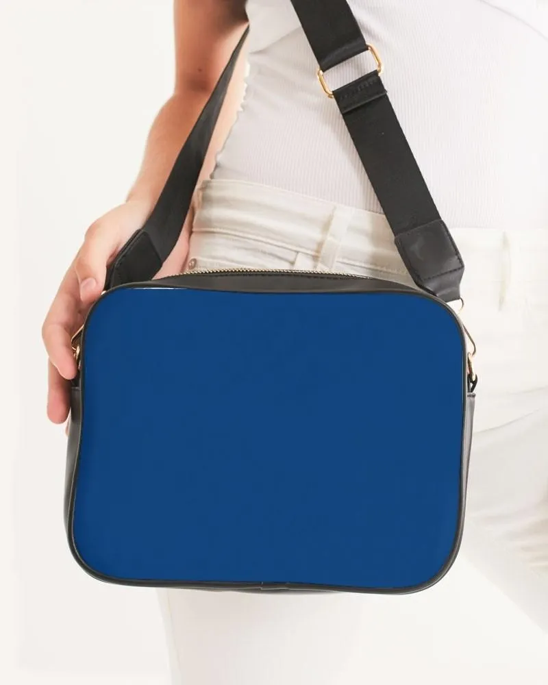 Shaded Blue Crossbody Bag | C100M75Y0K30