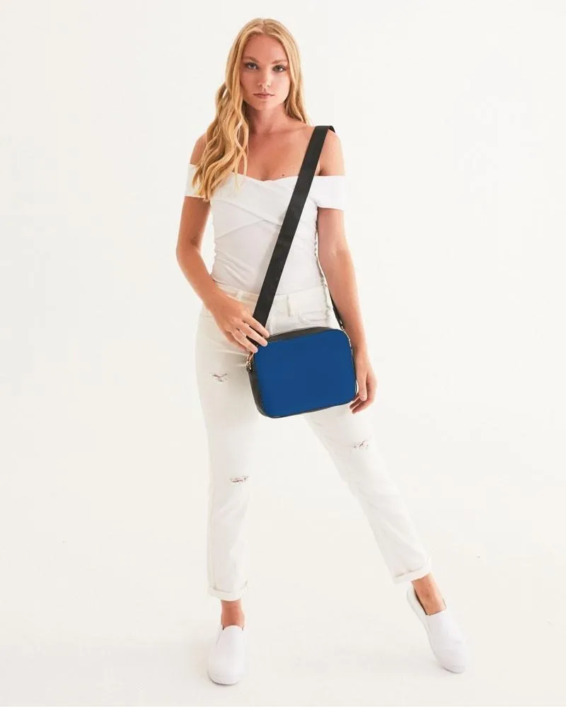 Shaded Blue Crossbody Bag | C100M75Y0K30