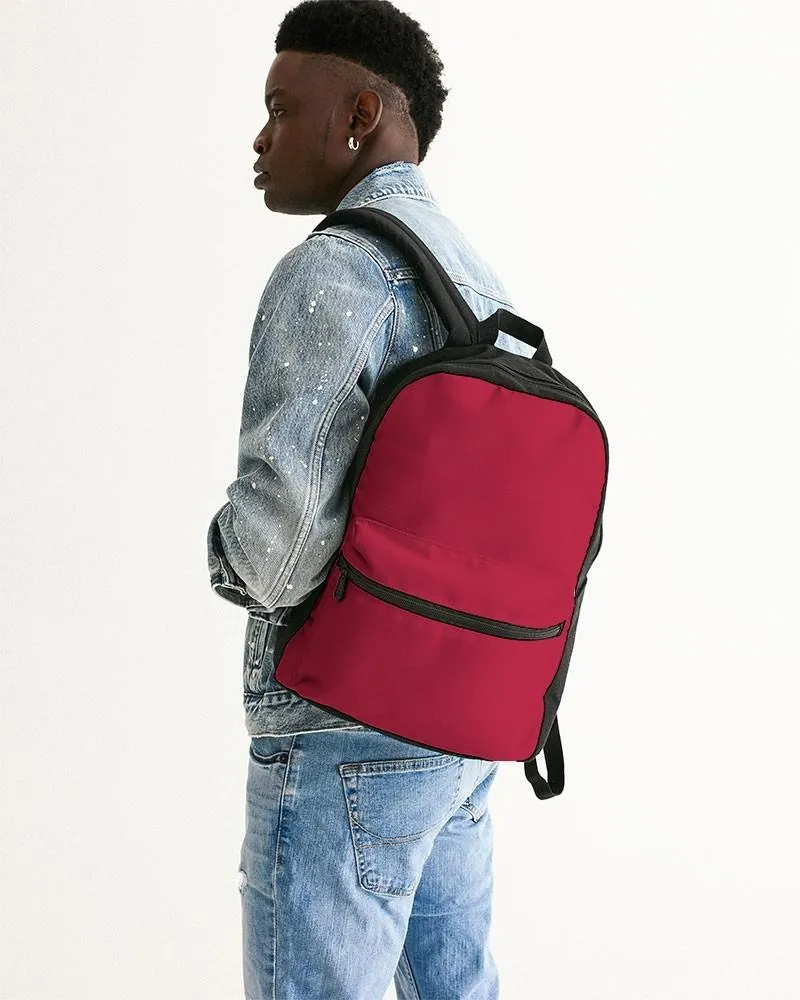 Shaded Red Canvas Backpack | C0M100Y75K30
