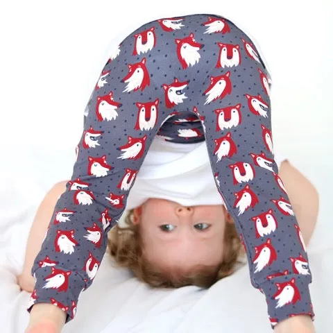 Steel Fox Print Leggings