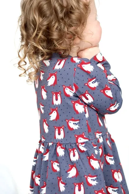 Steel Fox Print Leggings