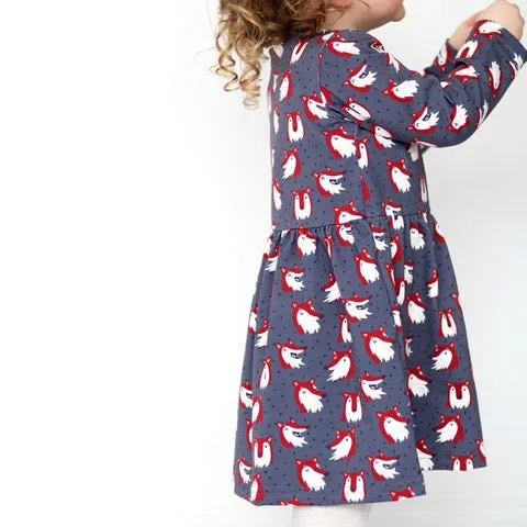 Steel Fox Print Leggings