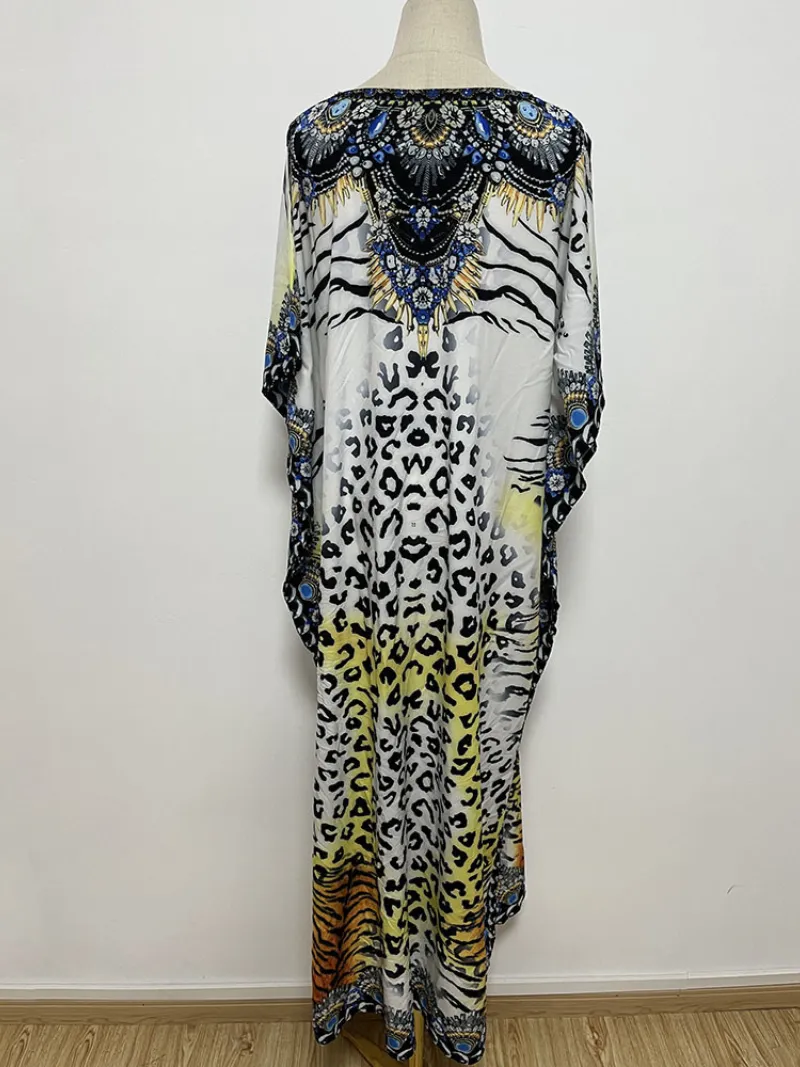 Take My Heart Polyester Stylish Kaftan Dress