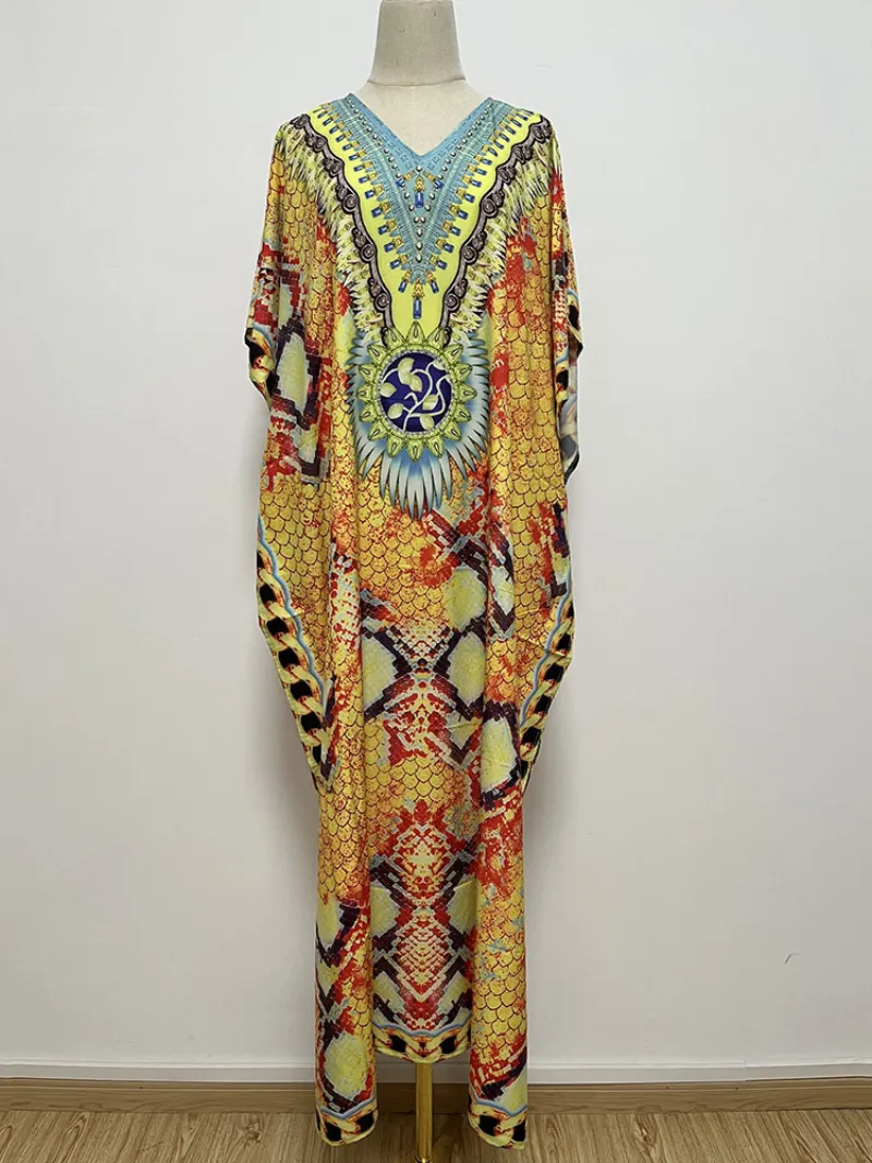 Take My Heart Polyester Stylish Kaftan Dress