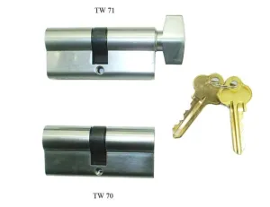 TRADEWORKS EURO CYLINDER KEY/KEY 5 PIN
