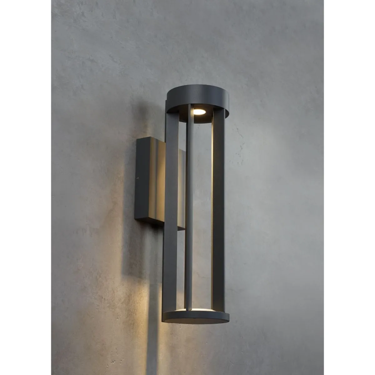 Turbo 18 In. LED Outdoor Wall Sconce 3000K Gray Finish