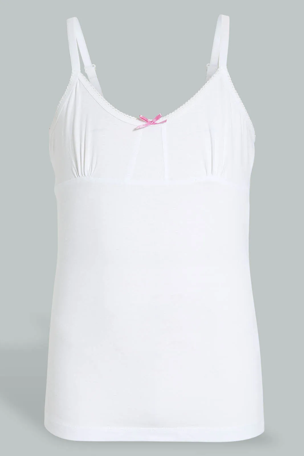White Basic Vest (Pack of 2)